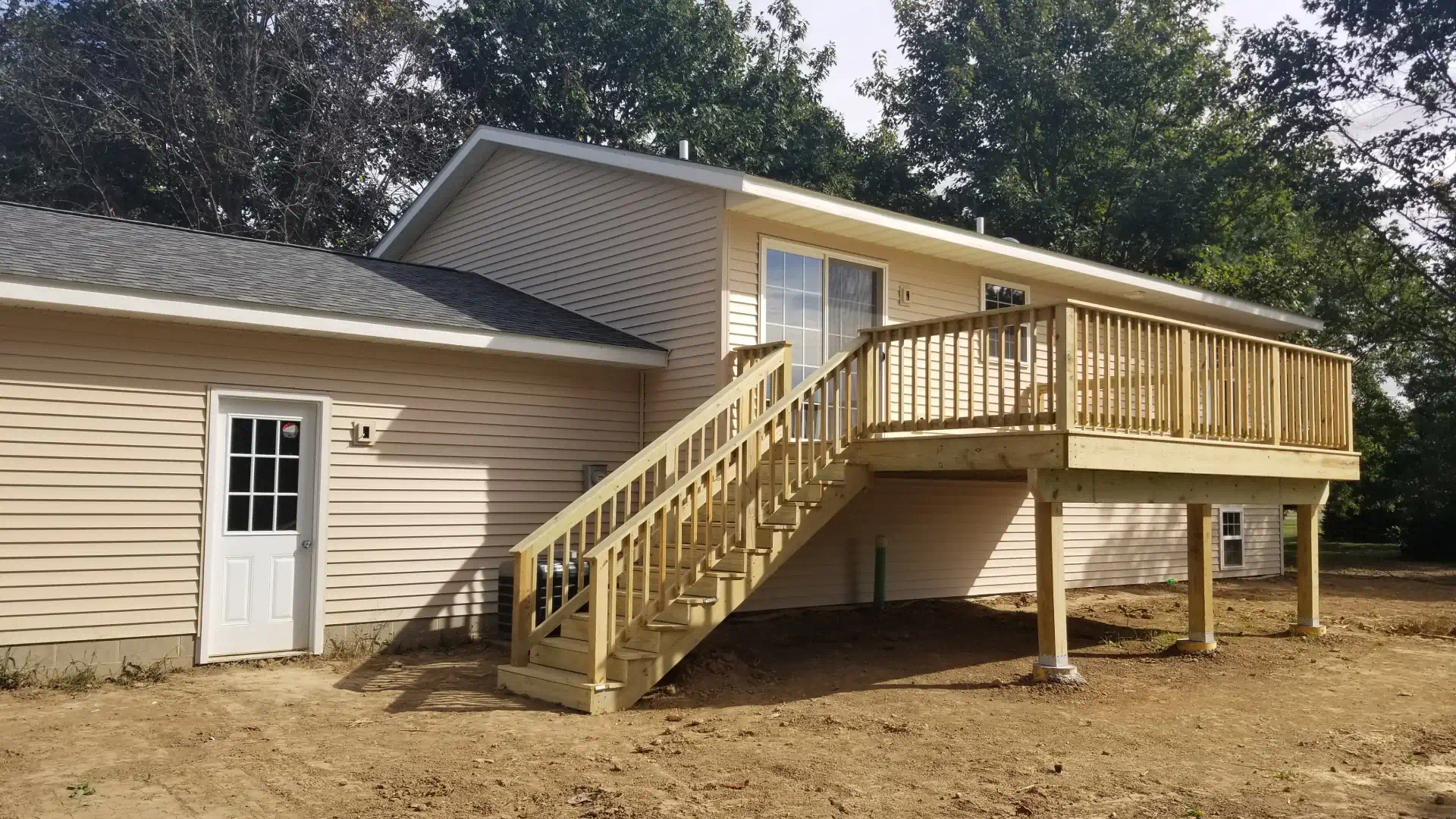 A central-Illinois home with new siding, roofing, and windows by Voorhees