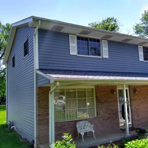 Siding work by Voorhees Siding & Windows
